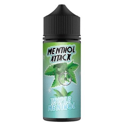 Buy Menthol Attack 100ML Shortfill - Triple Menthol