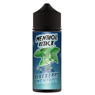 Buy Menthol Attack 100ML Shortfill - Blueberry Menthol