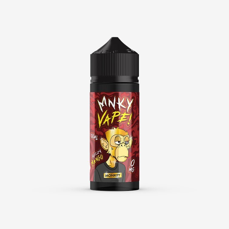 Buy Mnky Vape 100ml E - liquid Shortfill - Freezy Mango