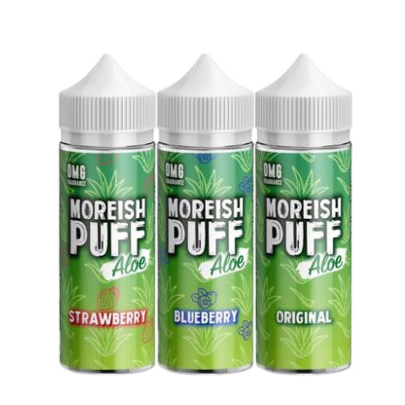 Buy Moreish Puff Aloe 100ML Shortfill - Blueberry