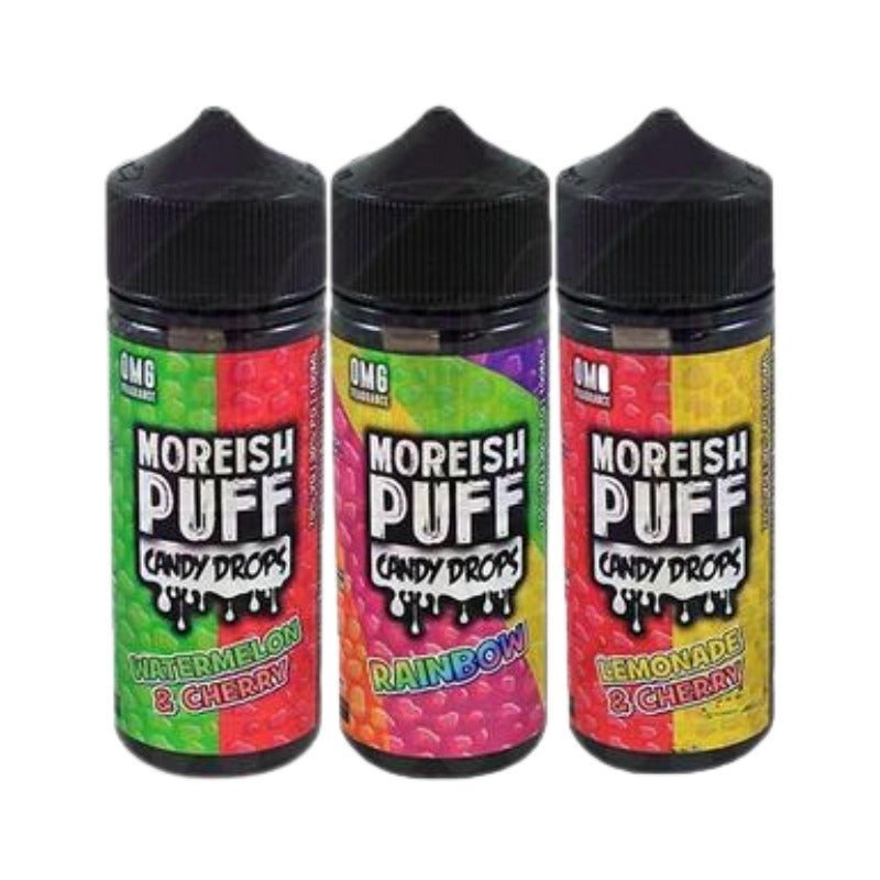 Buy Moreish Puff Candy Drops 100ML Shortfill - Rainbow