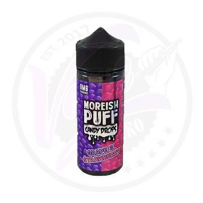Buy Moreish Puff Candy Drops 100ML Shortfill - Grape & Strawberry
