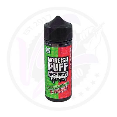 Buy Moreish Puff Candy Drops 100ML Shortfill - Watermelon & Cherry