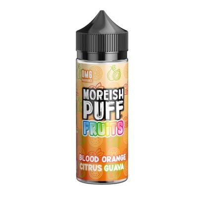 Buy Moreish Puff Fruits 100ML Shortfill - Blood Orange & Citrus Guava