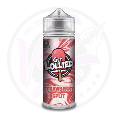 Buy Moreish Puff Get Lollied 100ML Shortfill - Strawberry Split