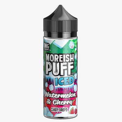 Buy Moreish Puff Iced 100ML Shortfill - Watermelon & Cherry Candy Drops