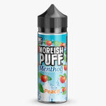 Buy Moreish Puff Menthol 100ML Shortfill - Peach