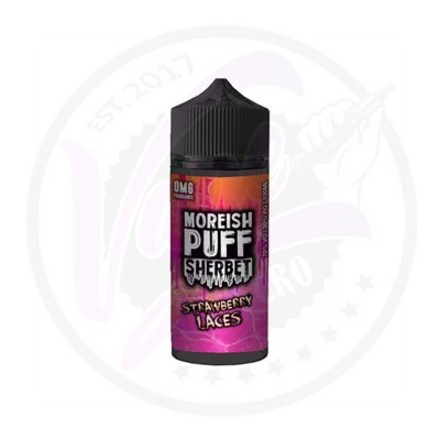 Buy Moreish Puff Sherbet 100ML Shortfill - Strawberry Laces