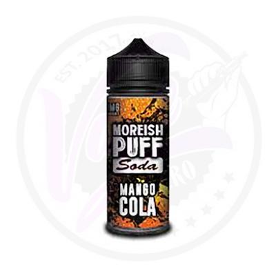 Buy Moreish Puff Soda 100ML Shortfill - Mango Cola