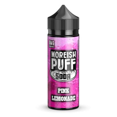 Buy Moreish Puff Soda 100ML Shortfill - Pink Lemonade