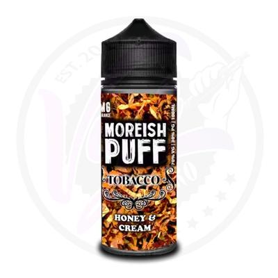 Buy Moreish Puff Tobacco 100ML Shortfill - Honey and Cream