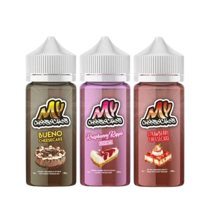 Buy My E - Liquids Cheesecakes 100ML Shortfill - Strawberry Cheesecake