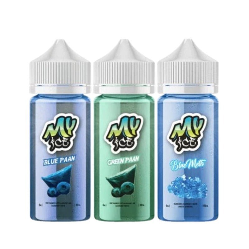 Buy My E - Liquids Ice 100ML Shortfill - Blue Paan