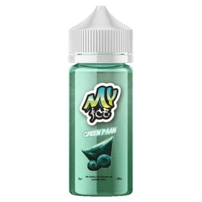 Buy My E - Liquids Ice 100ML Shortfill - Green Paan