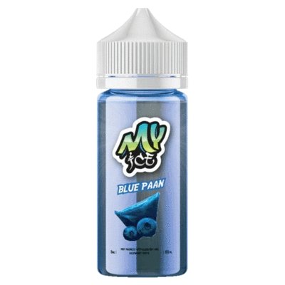 Buy My E - Liquids Ice 100ML Shortfill - Blue Paan
