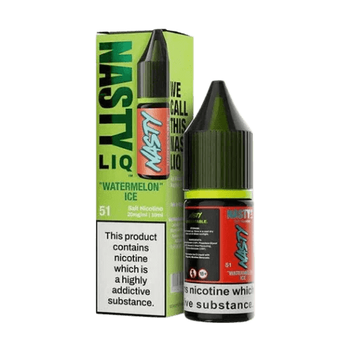Buy Nasty Liq Salt 10ml E - Liquids Box of 10 - Watermelon ice