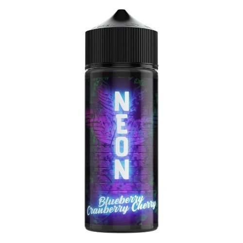 Buy Neon 100ml shortfill E - liquid - Blueberry Cranberry Cherry