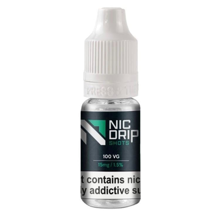 Buy NIC DRIP - 100VG - 15MG - NICOTINE SHOT -