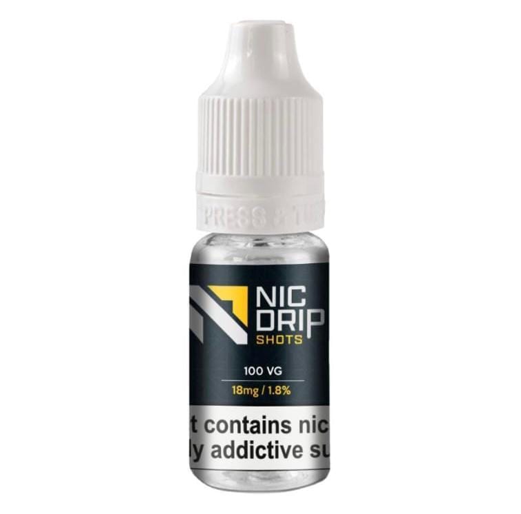 Buy NIC DRIP - 100VG - 18MG - NICOTINE SHOT -