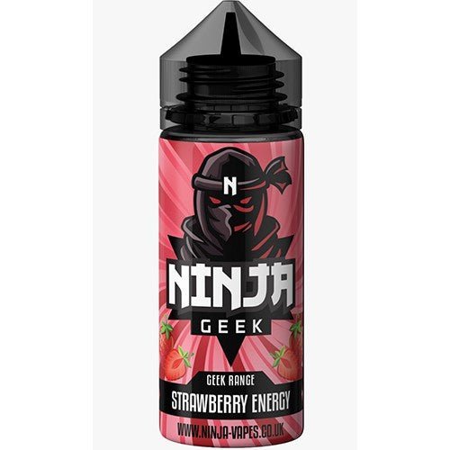 Buy Ninja Geek E liquid 100ML Shortfill - Strawberry Energy