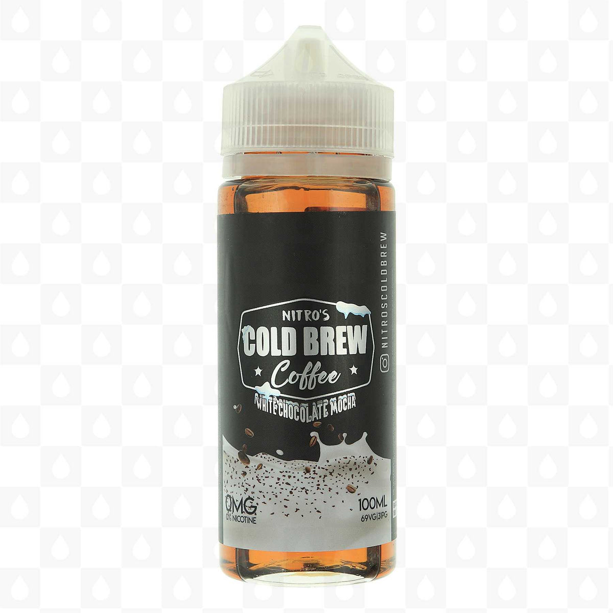 Buy Nitro's Cold Brew 100ML Shortfill E - liquids - White Chocolate Mocha Coffee