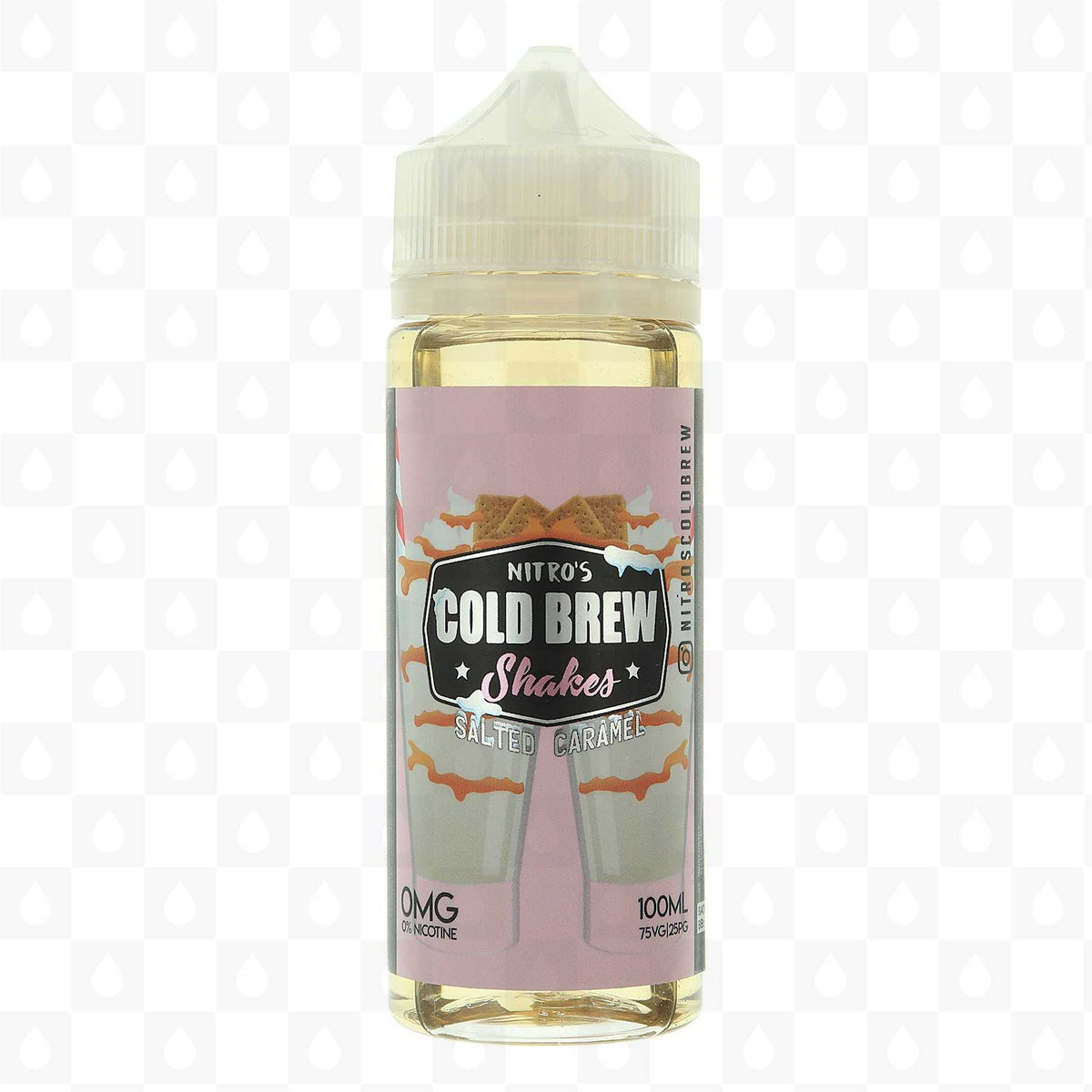 Buy Nitro's Cold Brew 100ML Shortfill E - liquids - Salted Caramel Shakes