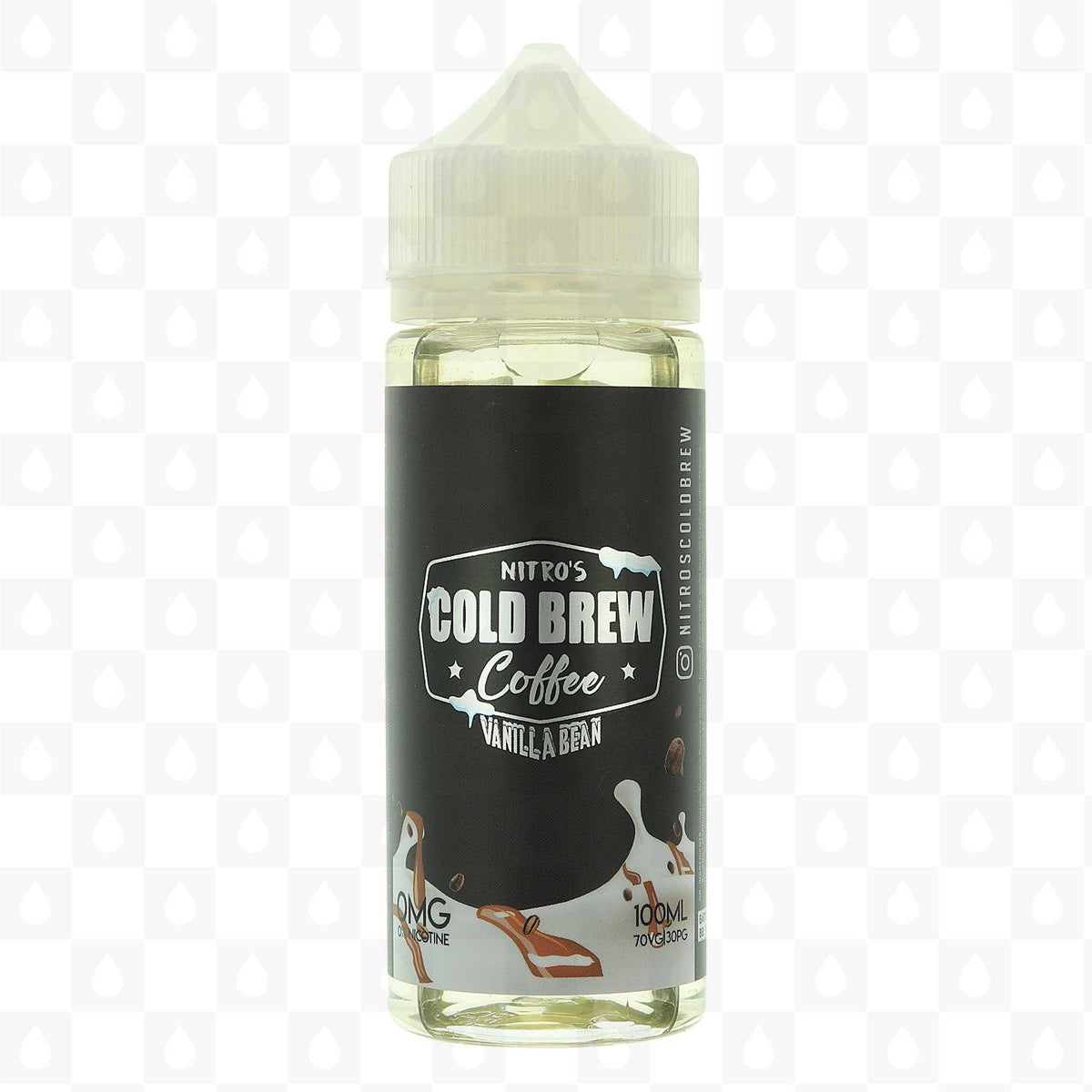 Buy Nitro's Cold Brew 100ML Shortfill E - liquids - Vanilla Bean Coffee
