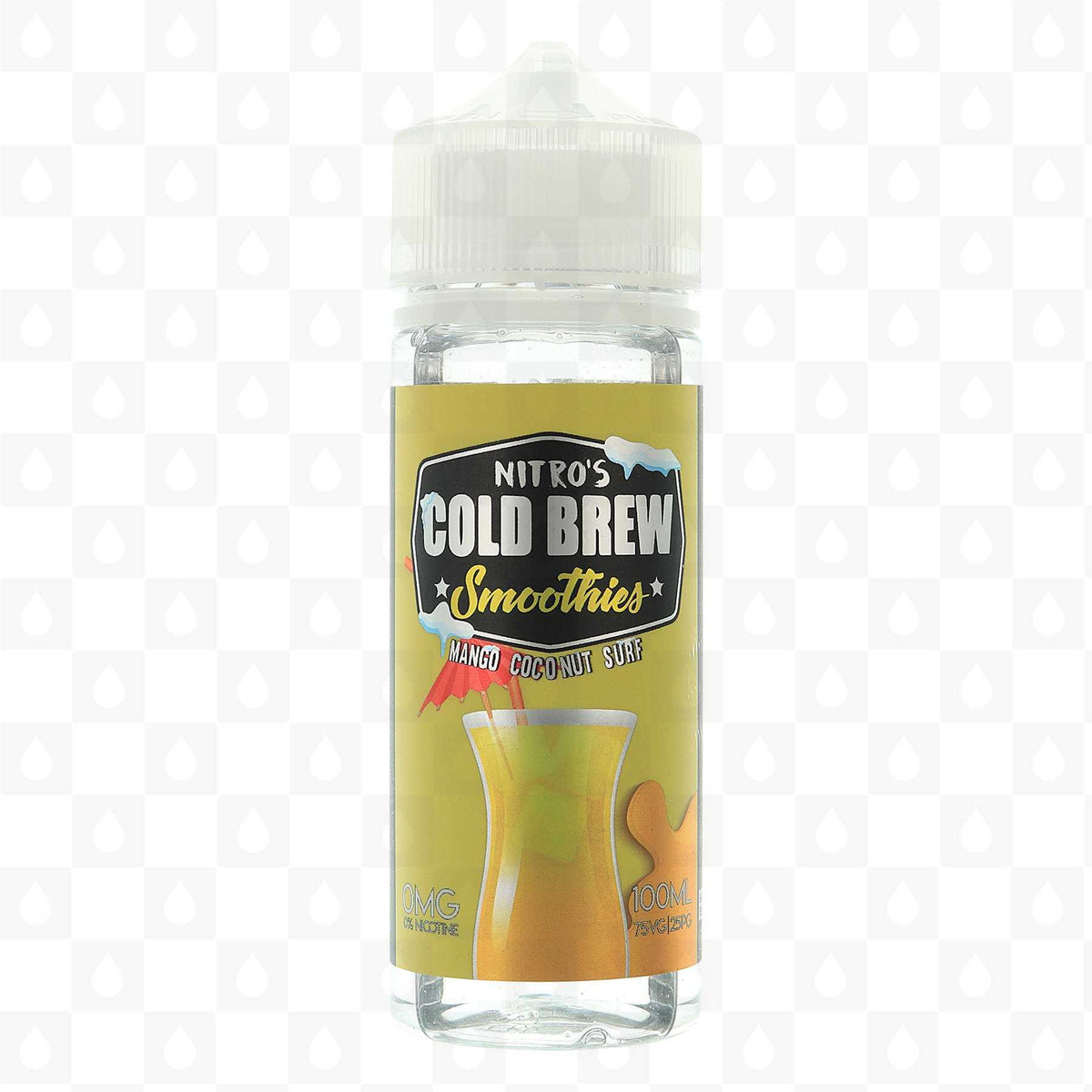 Buy Nitro's Cold Brew 100ML Shortfill E - liquids - Mango Coconut Surf Smoorhies