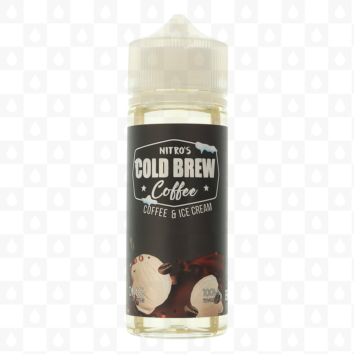 Buy Nitro's Cold Brew 100ML Shortfill E - liquids - Coffee and Ice Cream Coffee