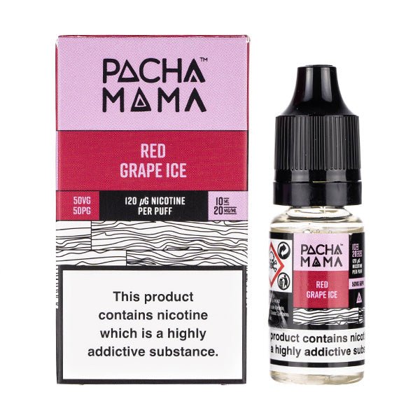 Buy Pacha Mama Nic Salts 10ml - Box of 10 - Red Grape Ice