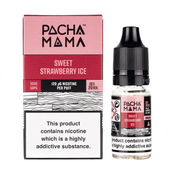 Buy Pacha Mama Nic Salts 10ml - Box of 10 - Sweet Strawberry Ice