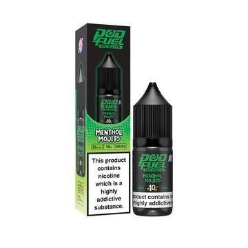 Buy Pod Fuel Nic Salts 10ml E - liquid - Box of 10 - Menthol Mojito