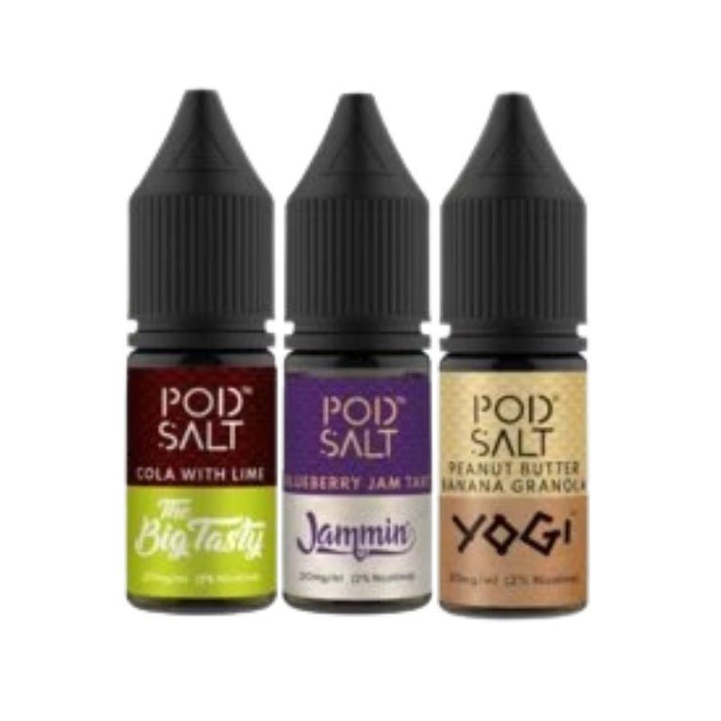 Buy Pod Salt Fusions 10ML Nic Salt (Pack of 10) - 10mg