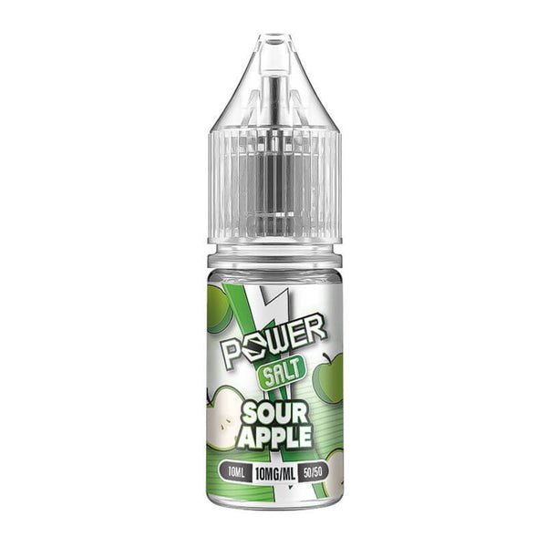 Buy Power by JNP Nic Salts 10ml E - liquids - Pack of 10 - Sour Apple