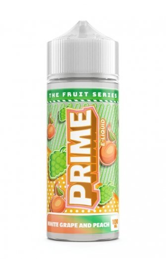 Buy Prime 100ml Shortfill - White Grape and Peach