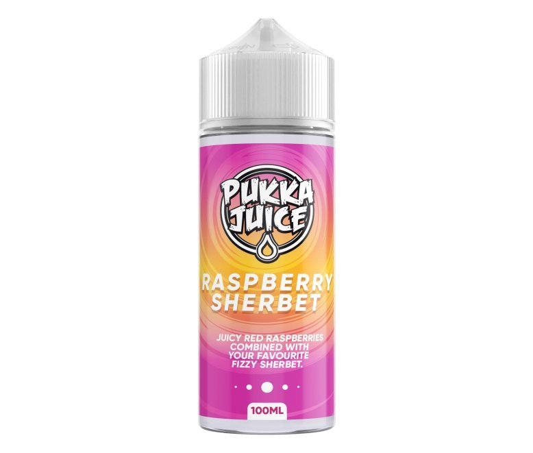 Buy Pukka Juice 100ml Shortfill E - liquids - Raspberry Sherbet
