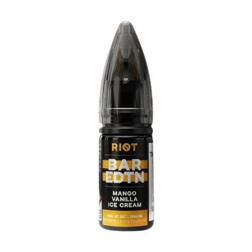 Buy Riot Squad Bar Edition Nic Salt 10ml E - liquids - Box of 10 - Mango Vanilla Ice Cream
