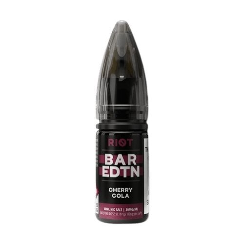 Buy Riot Squad Bar Edition Nic Salt 10ml E - liquids - Box of 10 - Cherry Cola