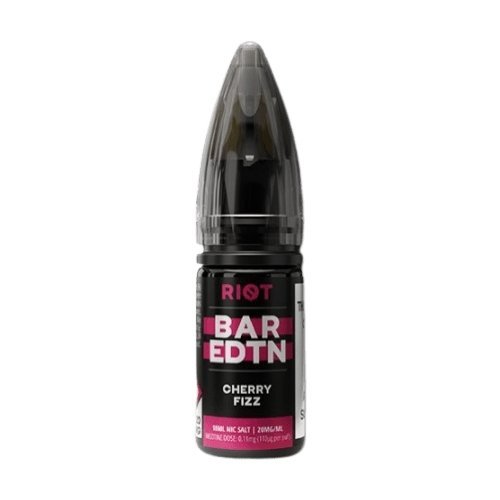 Buy Riot Squad Bar Edition Nic Salt 10ml E - liquids - Box of 10 - Cherry Fizzy