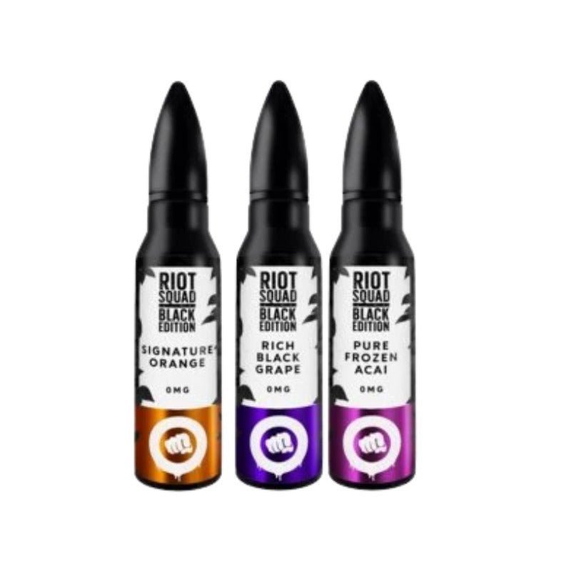 Buy Riot Squad Black Edition Series 50ml Shortfill - Purple Frozen Acai