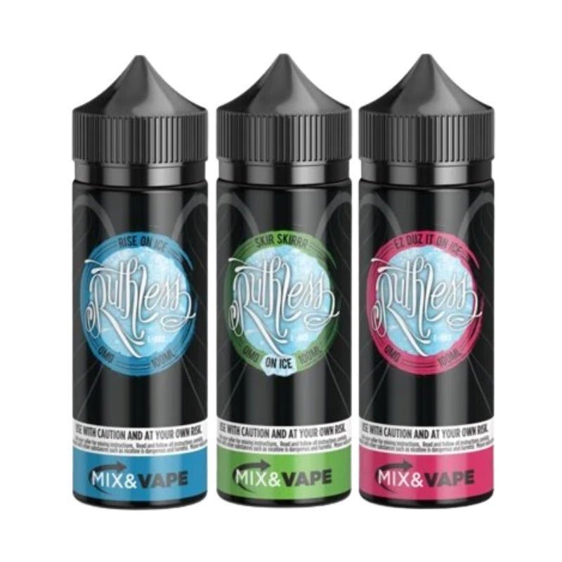 Buy Ruthless Ice 100ML Shortfill - Rise On Ice