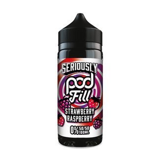 Buy Seriously Pod Fill 100ml E - liquids - Strawberry Raspberry
