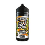 Buy Seriously Pod Fill 100ml E - liquids - Banana Mandarin