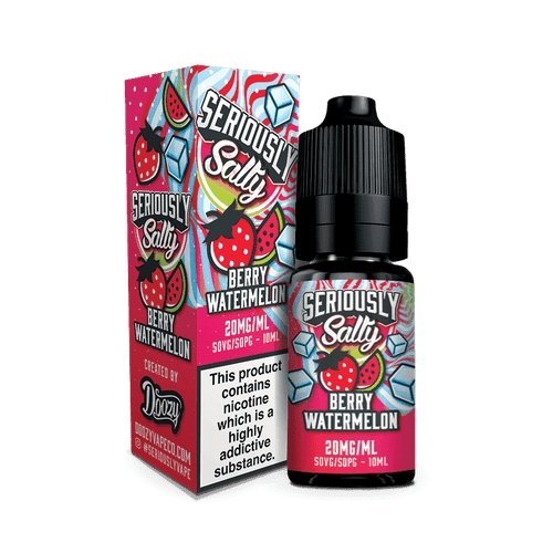 Buy Seriously Salty 10ml Nic Salt (Pack of 10) - Berry Watermelon
