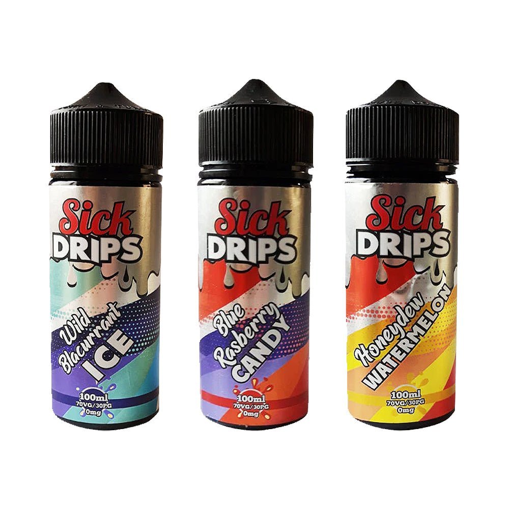 Buy Sick Drips 100ml Shortfill - Blue Raspberry Candy