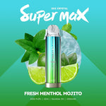 Buy Ske Crystal Original Super Max 4500 Disposable Vape Puff Pod Box Of 10 - Fresh Menthol Mojito