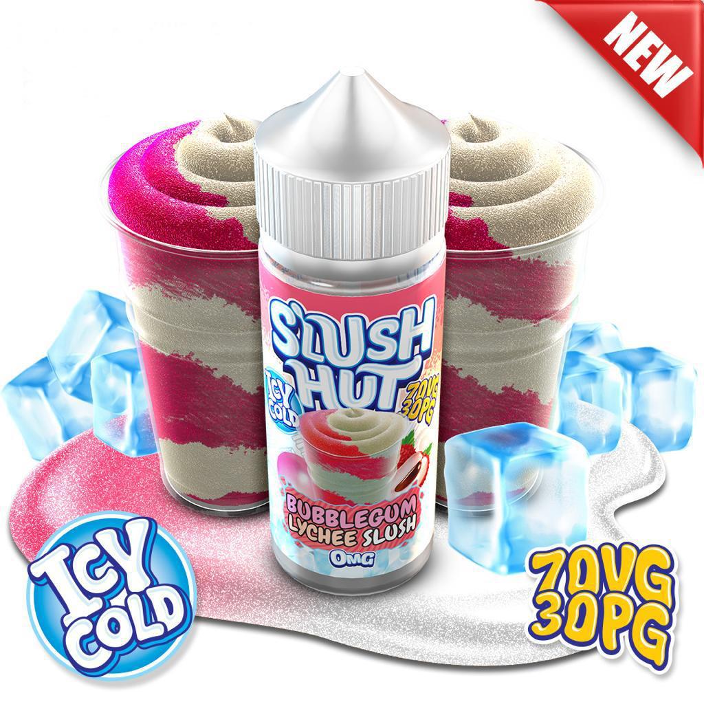 Buy Slush Hut 100ml E - liquids - Bubblegum Lychee Slush