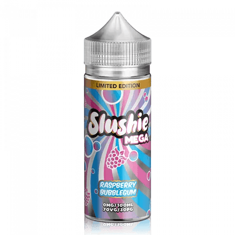 Buy Slushie Mega 100ml Shortfill E - Liquids - Raspberry Bubblegum