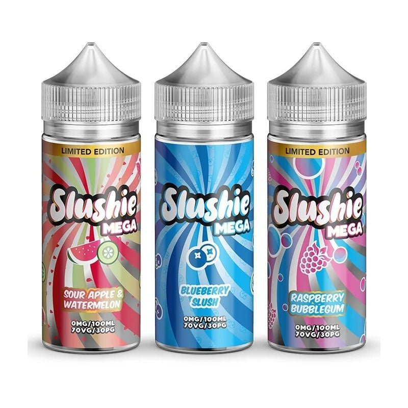 Buy Slushie Mega 100ml Shortfill E - Liquids - Strawberry Slush