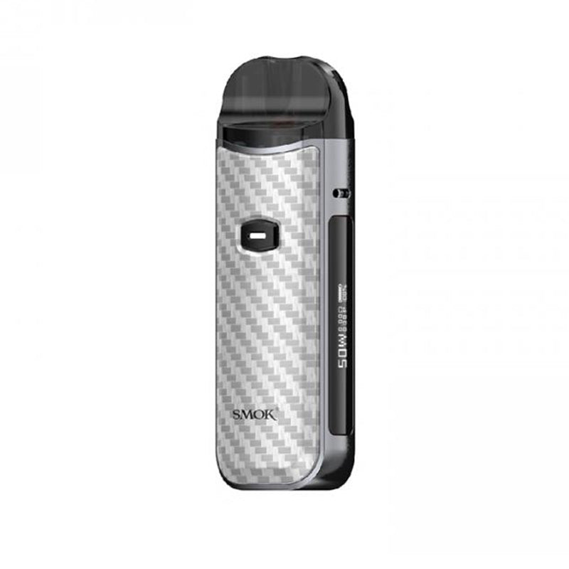 Buy Smok Nord 50w Pod Mod Kit - Silver Carbon Fiber